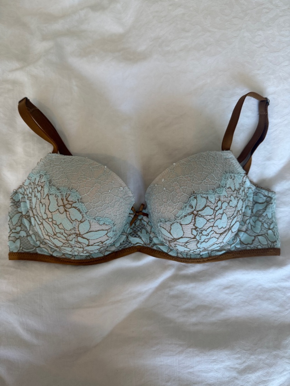 Victoria's Secret Dream Angels Lightly Lined Demi Lace Bra 34C